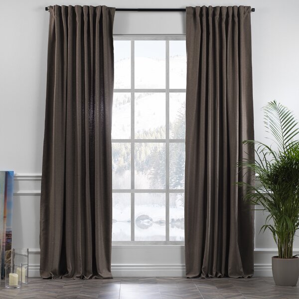 Faux Linen Curtains | Wayfair